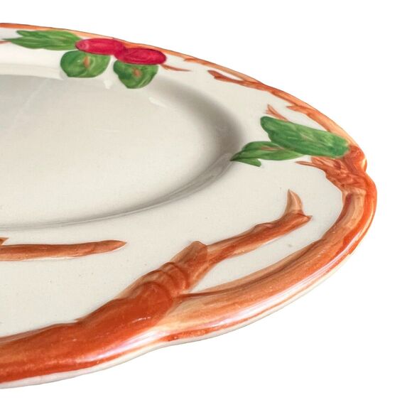 1 Franciscan Earthenware Dinner Plate Apple Blossom 10.5” Replacement Dish READ - Picture 7 of 8
